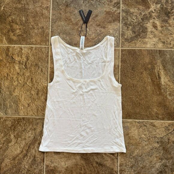 Skims Soft Lounge Ribbed Tank Top Marble Size XL - Picture 4 of 12